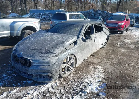 2016 BMW 750I xDrive from USA, damaged, VIN WBA7F2C54GG419774